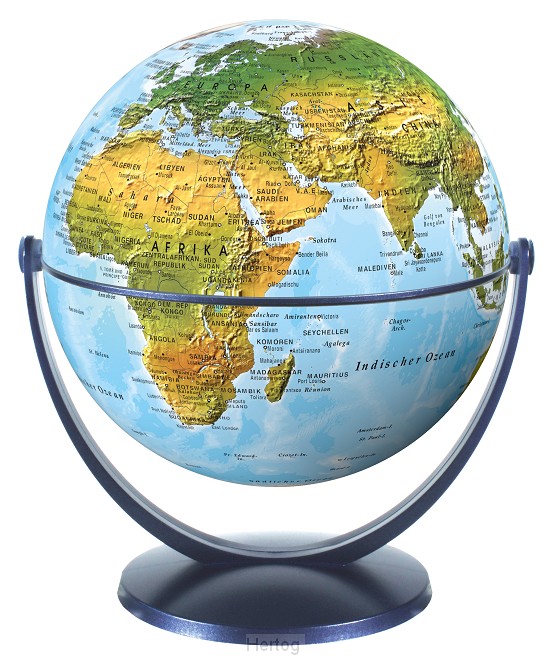 Globe fysisch - draai- en kantelbaar 15 cm.