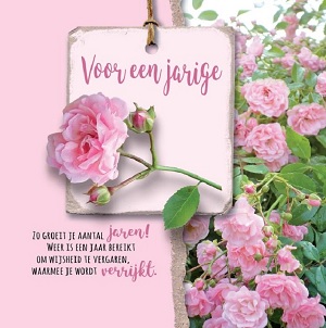 Voor een jarige - wenskaart