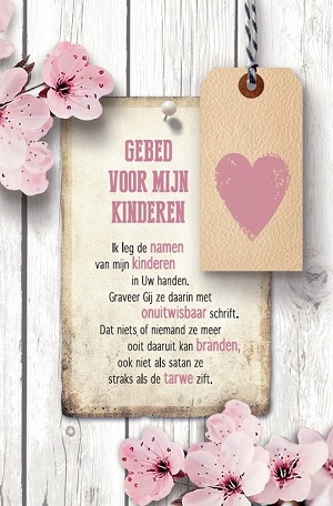 Gebed voor mijn kinderen - wenskaart