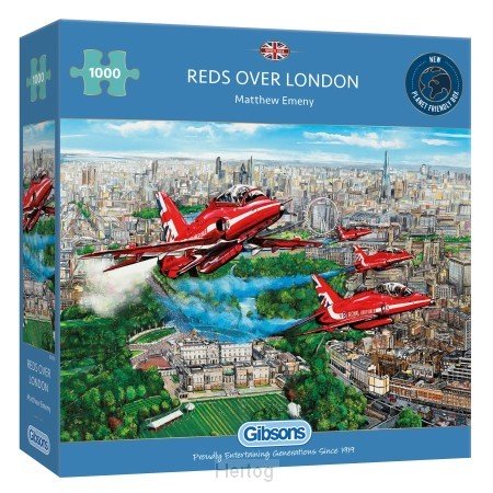 Reds over London - 1000 stukjes