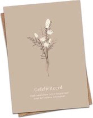 Gefeliciteerd - Gods onmisbare zegen toegewenst