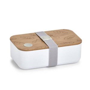 Brood en vis - lunchbox wit