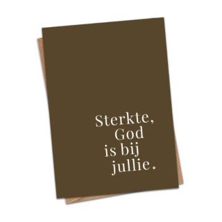 Sterkte, God is bij jullie.