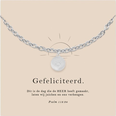 Armband zon - zilverkleurig