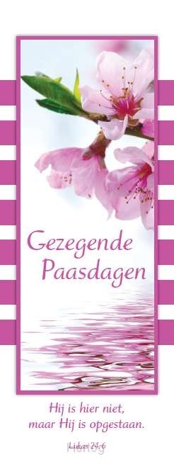 Gezegende Paasdagen - boekenlegger met Bijbeltekst