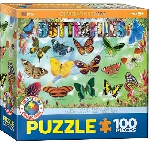 Garden Butterflies - puzzel 100 stukjes