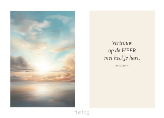 Vertrouw op de HEER - set A5 posters