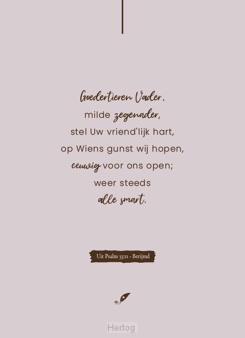 Goedertieren Vader