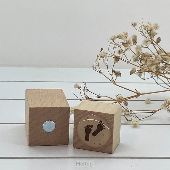 Magnetische kaarthouder met Hartjes