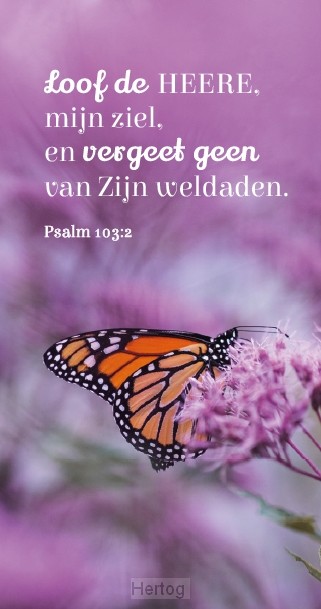 Loof de Heere, mijn ziel - magneetboekenlegger