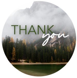 Thank you - wenskaart