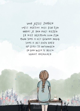 Voor jezelf zorgen - minikaart