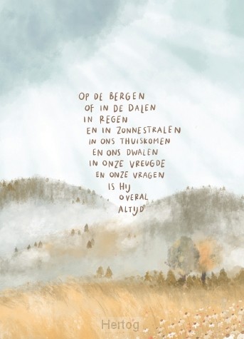 Op de bergen of in de dalen - minikaart