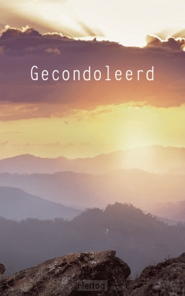 Gecondoleerd - map rouw