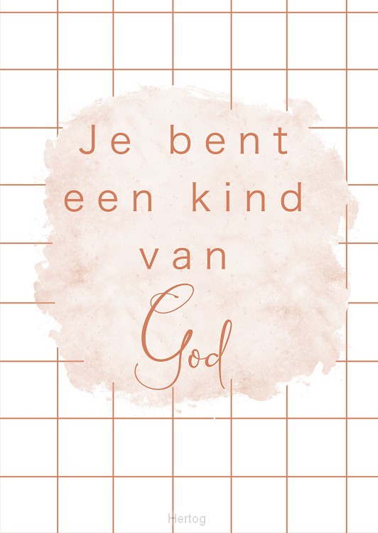 Je bent een kind van God - kaart