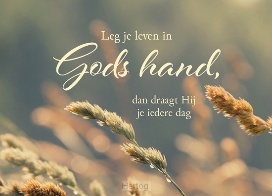 Leg je leven in Gods hand - kaart