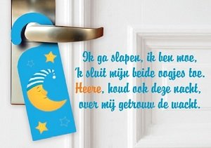 Ik ga slapen, ik ben moe - kaart