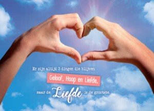 Geloof, Hoop en Liefde - kaart