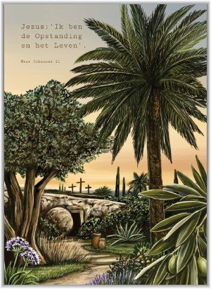 Ik ben de Opstanding en het Leven - Poster A5