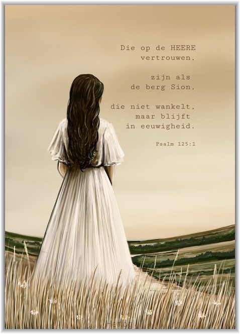 Die op de HEERE vertrouwen - poster A4