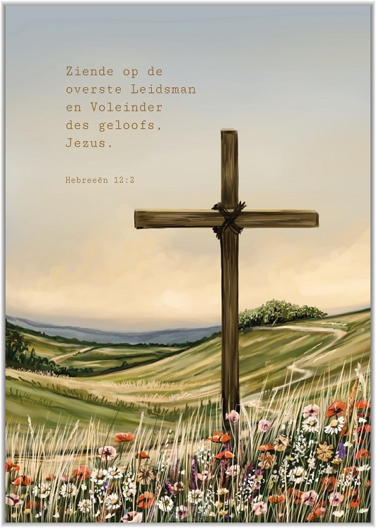 Ziende op de overste Leidsman - poster A4