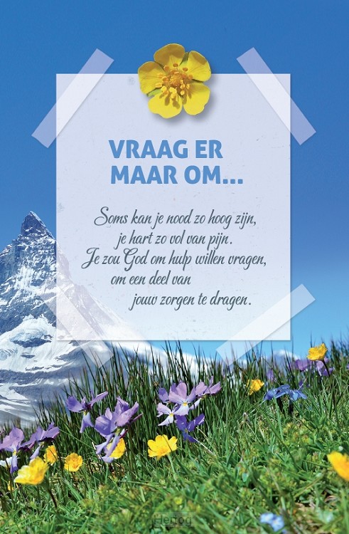 Vraag er maar om... - wenskaart