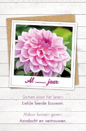 Al....... jaar - wenskaart