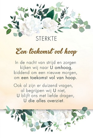 Super Sterkte Een toekomst vol hoop - wenskaart Sela - 65505839 WZ-45