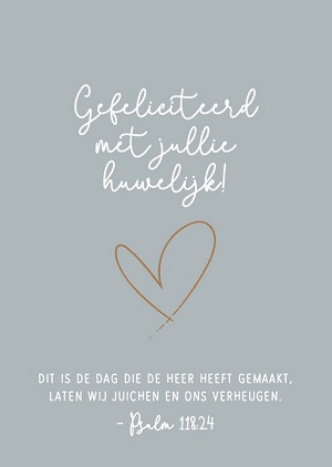 Betere Gefeliciteerd met jullie huwelijk! - kaart - 65507206 PI-69