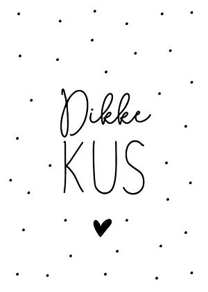 Dikke kus - kaart