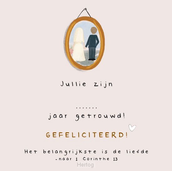 Jullie zijn ...... getrouwd - kaart