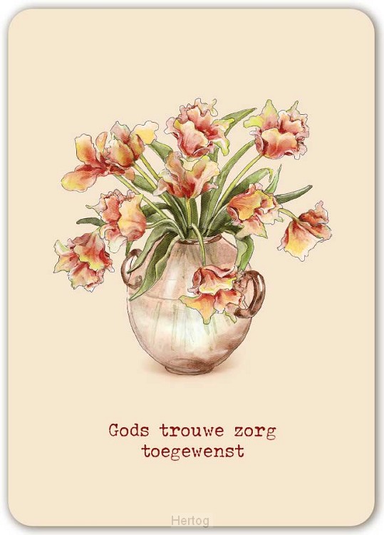 Gods trouw zorg toegewenst - kaart