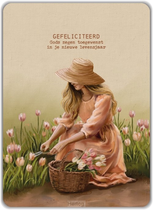 Gefeliciteerd Gods zegen toegewenst in je nieuwe levensjaar