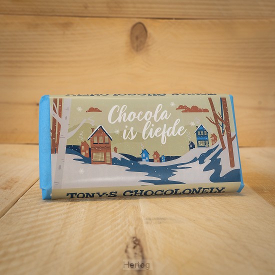 Chocola is liefde - chocoladereep 180 gr. melk