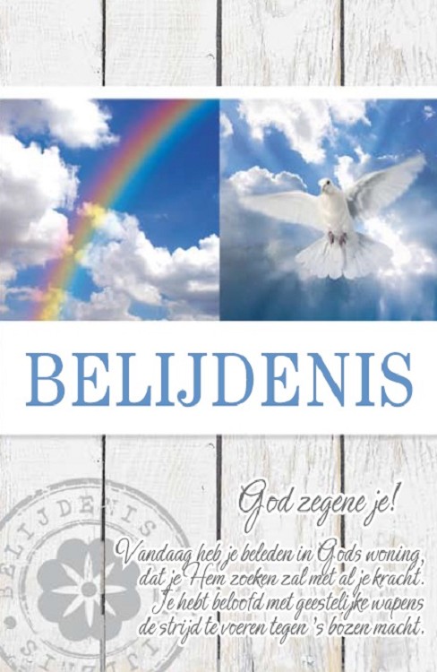 Belijdenis God zegene je! - wenskaart