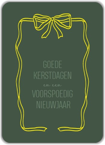 Goede kerstdagen en een voorspoedig nieuwjaar