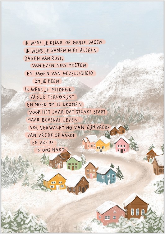 Ik wens je kleur op grijze dagen