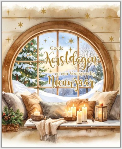 Doos Goede Kerstdagen en een Voorspoedig Nieuwjaar 