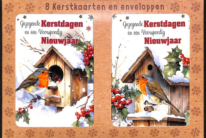 Doos Gezegende Kerstdagen en een Voorspoedig Nieuwjaar