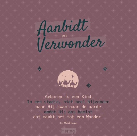 Aanbidt en Verwonder - kaart