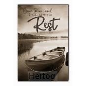Come to me and I will give you Rest Matthew 11:28 - wandbord