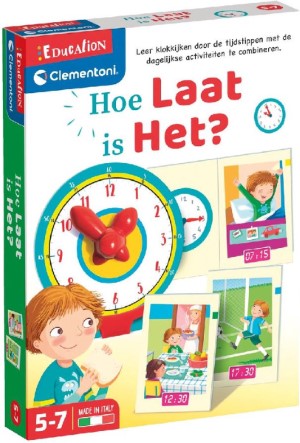 Hoe laat is het? - Clementoni Education