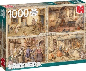 Bakers from the 19th century Anton Pieck - puzzel 1000 stukjes
