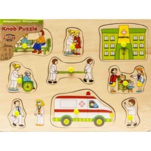Houten puzzel - Beroepen