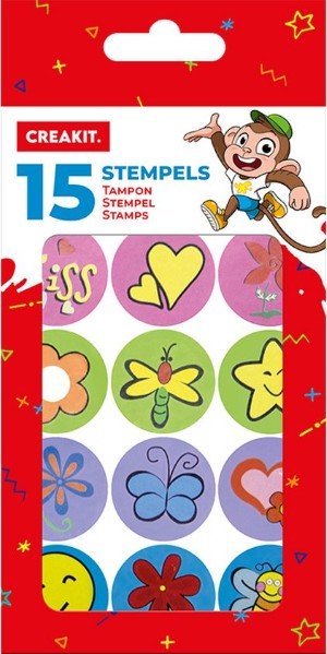 Stempelset- 15 stuks