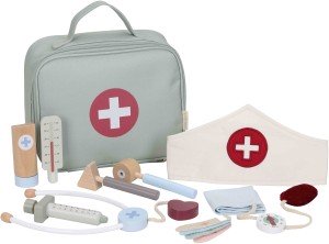 Houten doktersset