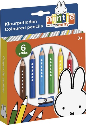 Nijntje houten kleurpotloden 6 stuks