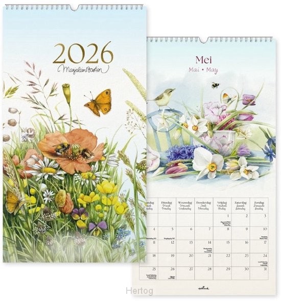 Maandkalender 2026 - lang
