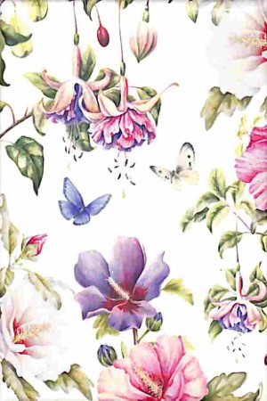 Hibiscus - koelkastmagneet