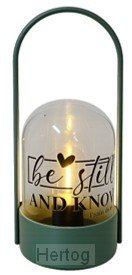 Be still and know - tafellamp